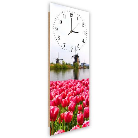 Orologio da parete, Paesaggio olandese - 40x118 (1/5)