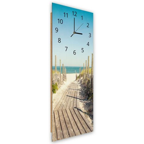 Orologio da parete, Sentiero per la spiaggia - 30x90 (1/5)