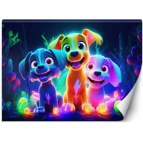 Wallpaper, Colorful dogs abstract - 450x315 (1/5)