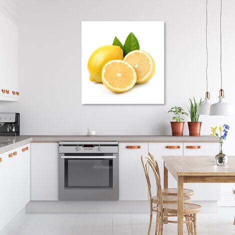 Quadro su tela, Frutta al limone - 50x50