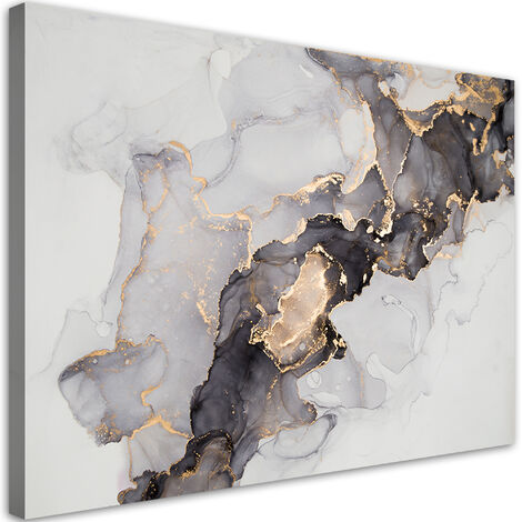 Quadro su tela, Astrazione della trama in marmo - 60x40 (1/4)