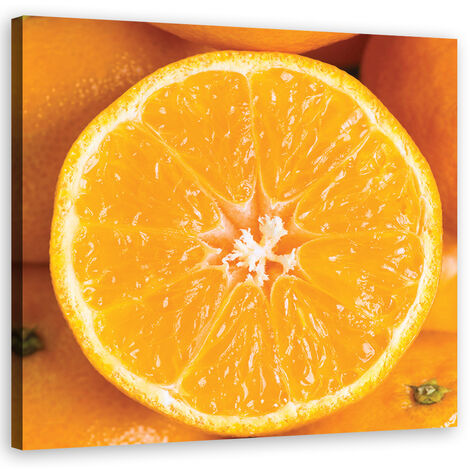 Quadro su tela, Macro arancione - 30x30 (1/4)