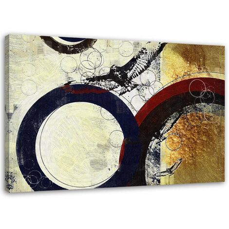 Quadro su tela, Cerchio astratto - 60x40 (1/5)