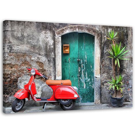 islandburner Quadro su Tela Albero di Arance o Limoni in Fiore Limone o