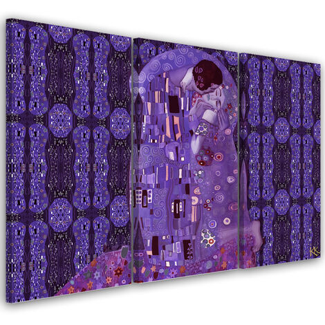 Quadro su tela 3 paneli, Adempimento di una donna astrazione - 60x40 (1/5)