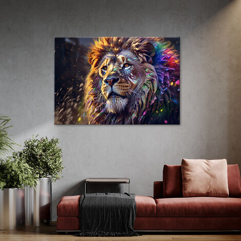 Rousseau artiglieri design quadro stampa tela dipinto telaio