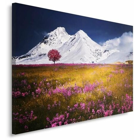 Quadro su tela, Montagna Paesaggio Natura - 100x70