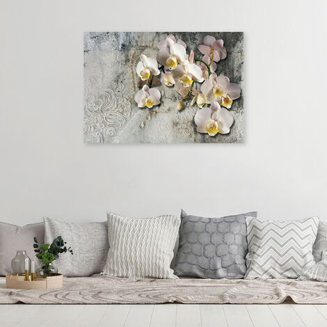Quadro decorativo in tela stampata, poster, motivo: Torre Eiffel nel sole, con foto di Parigi e Francia primavera (30 x 45 cm