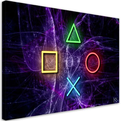 Quadro su tela, Pulsanti per il controller - 100x70 (1/4)