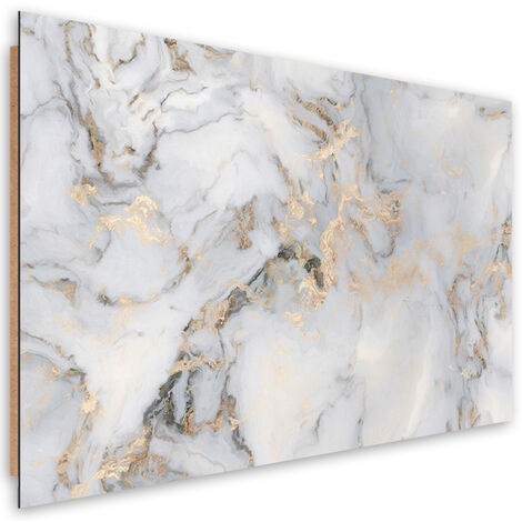 Quadro deco panel, Astrazione della trama in marmo - 120x80