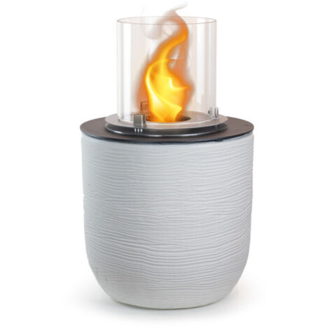 Divina Fire Camino a Bioetanolo Raffaello Bianco Perla 1,5lt - 35x55cm