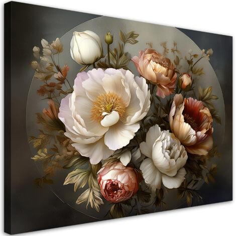 Quadro su tela, Natura Botanica Fiori Foliage - 120x80 (1/5)