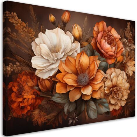 Quadro su tela, Natura Foliage Fiori Botanica - 60x40 (1/5)