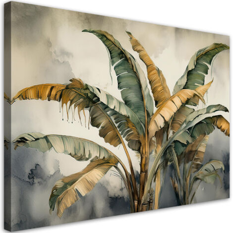 Quadro su tela, Foglie esotiche - 120x80 (1/5)