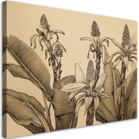 Quadro su tela, Fiori Piante d'epoca - 120x80 (1/5)
