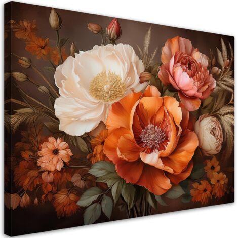 Quadro su tela, Natura Botanica Fiori Foliage - 120x80 (1/5)