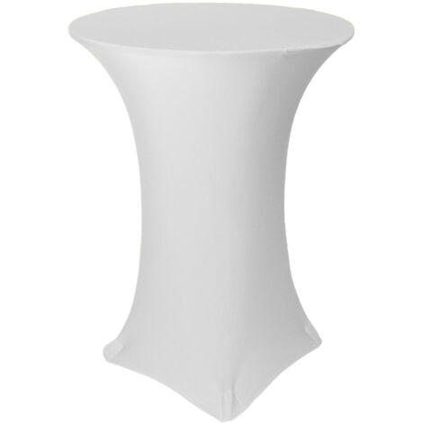 Skirting Excellent Gonna Tavolo Pieghevole 520x73 Cm Ecru - Fodera In Poliestere Con Retro In Velcro Per Feste E Banchetti - 5