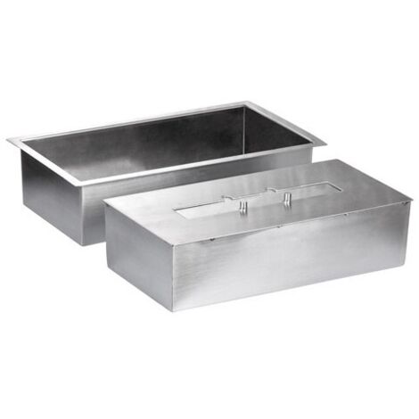 Bruciatore a Serranda 1.5 lt Bioetanolo Acciaio Inox Stufa Camino Caminetto