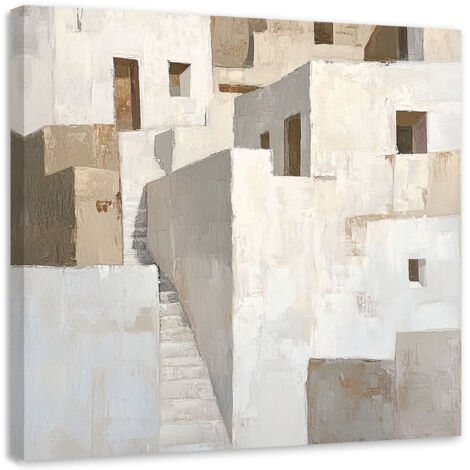Set di 1 immagini su tela, colore nero e bianco, astratto, geometria linea, decorazione da parete per soggiorno, moderna, senza cornice (linea, 30 x 90 cm