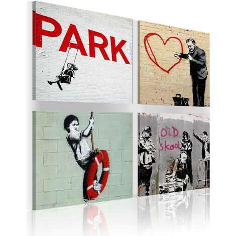 Quadro - Banksy: ispirazioni urbane - 40x40