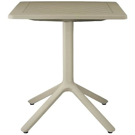 Tavolo Eco fisso 70x70 cm tortora