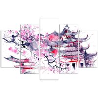 Quadro su Tela Fiori 80x120 cm   Stampa Artistica Moderna b A 0516 b a