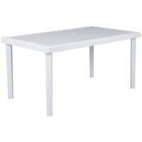 TAVOLO GRUVYER 90X150 - GRANDSOLEIL Colore: Bianco