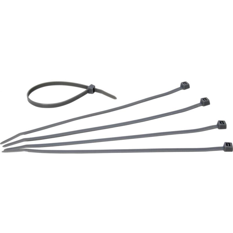 50 Kabelbinder 7,5x370 Mm – Nylon Polyamid 6.6, Schwarz, UV- Und Witterungsbeständig (-20°C Bis +85°C)