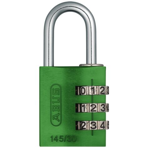 Abus - Zahlenschloss 145/30 grün Lock-Tag - 46617