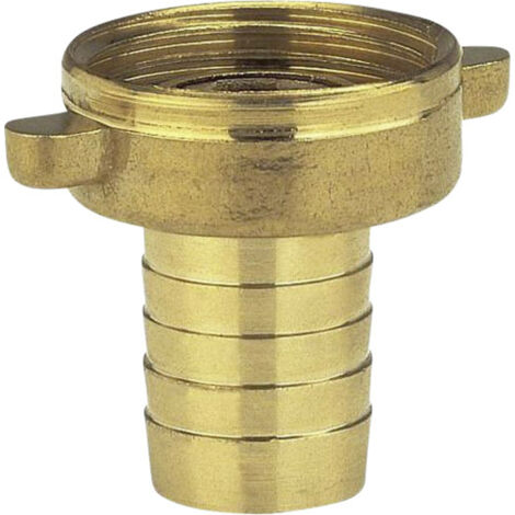 Gardena - Messing-Schlauchverschraubung 2teilig,  33,3 mm (G 1)-Gew. / 13 mm (1/2)-Schläuche - 07143-20 (1/2)