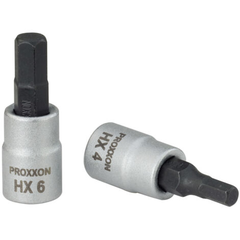 Proxxon - 1/4" Innensechskant-Einsatz, HX 3 mm, 33mm lang - 23743 (1/2)