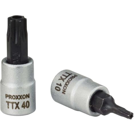 PROXXON 23581 Innensechskant-Bit – 10 Mm Antrieb, 10 Mm Sechskant, Für 3/8'' Schlüssel