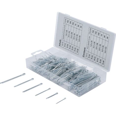 BGS Splinte-Sortiment Ø 1,6 - 4,0 mm 555-tlg. (1/3)