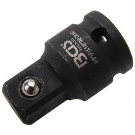 BGS - Kraft-Steckschlüssel-Adapter  Innenvierkant 10 mm (3/8") - Außenvierkant 12,5 mm (1/2") - 174