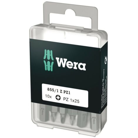 Wera - Pozidriv-Bits DIY-Box, PZ 1x25 mm - 05072403001