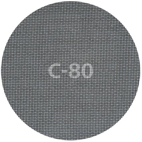 Wolfcraft - 5 Haft-Gitterleinen K80 ø180mm SiC - 5614000 (1/2)