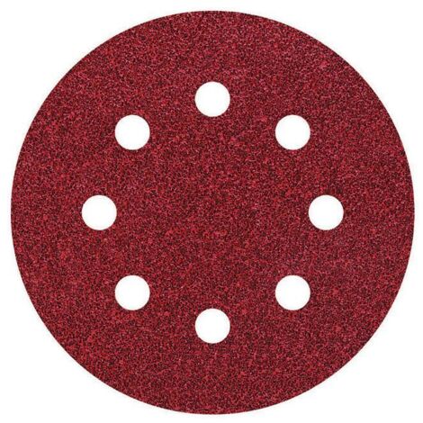 Wolfcraft - Haft-Schleifscheiben Holz/Metall K24 ø125mm 5 Stück - 3180000