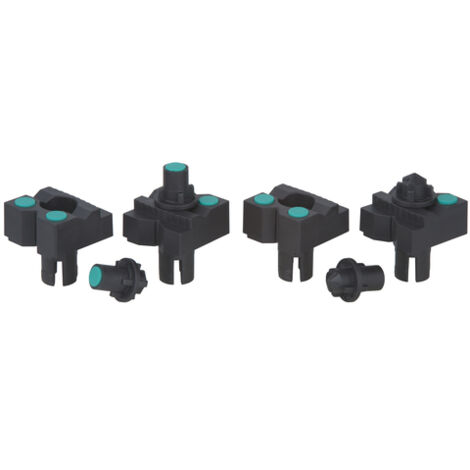 Wolfcraft - 4 Spannbacken mit Auflagepins - 6166000