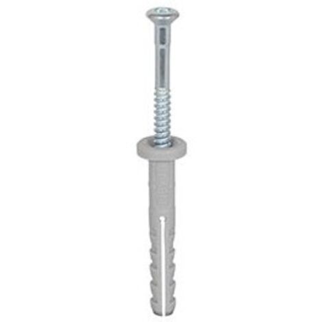 Schlagdübel mit breitem Kragen N8x120/80 F - 100 Stück - FISCHER