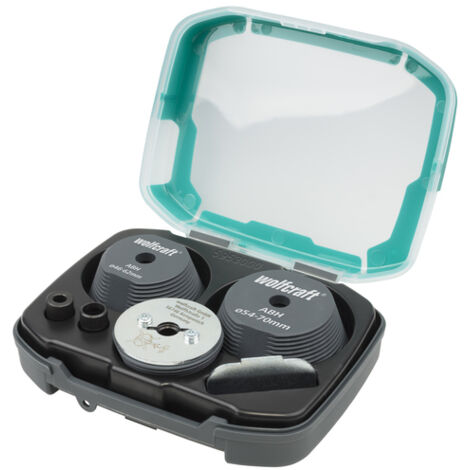 Wolfcraft - 1 Aufbohrhilfeset Ø 35 - 70 mm - 5953000