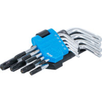 9 x Torx Winkelschlüssel CrV T10 T50 kurz Steckschlüssel Satz Schraubendreher 