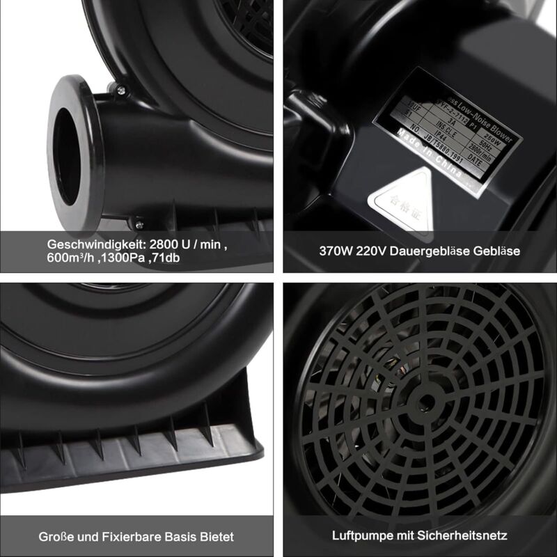 Pompe Gonflable De Ménage De Compresseur D'Air Électrique Portatif De