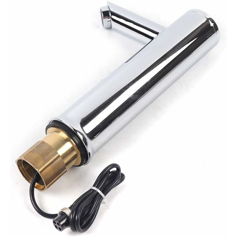 Robinet De Salle De Bain à Capteur Infrarouge, Noir Mat, Sans Contact, Mitigeur De Lavabo Avec Capteur Infrarouge, Convient Pour Les Appartements, Restaurants, Centres Commerciaux, Salles De Bains Et