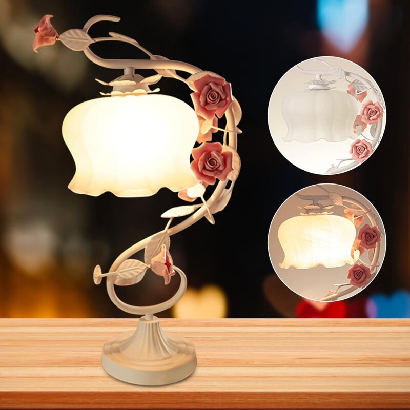 Lampe De Table Rose En Forme De Cœur 3D Néon LED - À Piles - Décoration Romantique