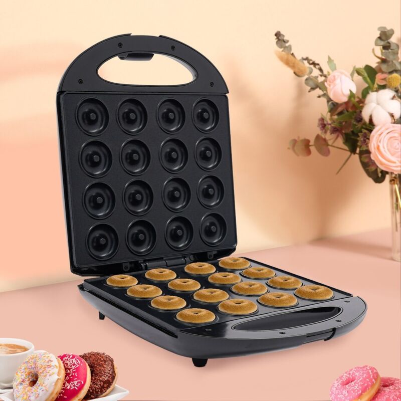 Sk-327 1000W Machine À Mini Beignets Électrique, Appareil À Donuts Pour 7 Petit Beignet
