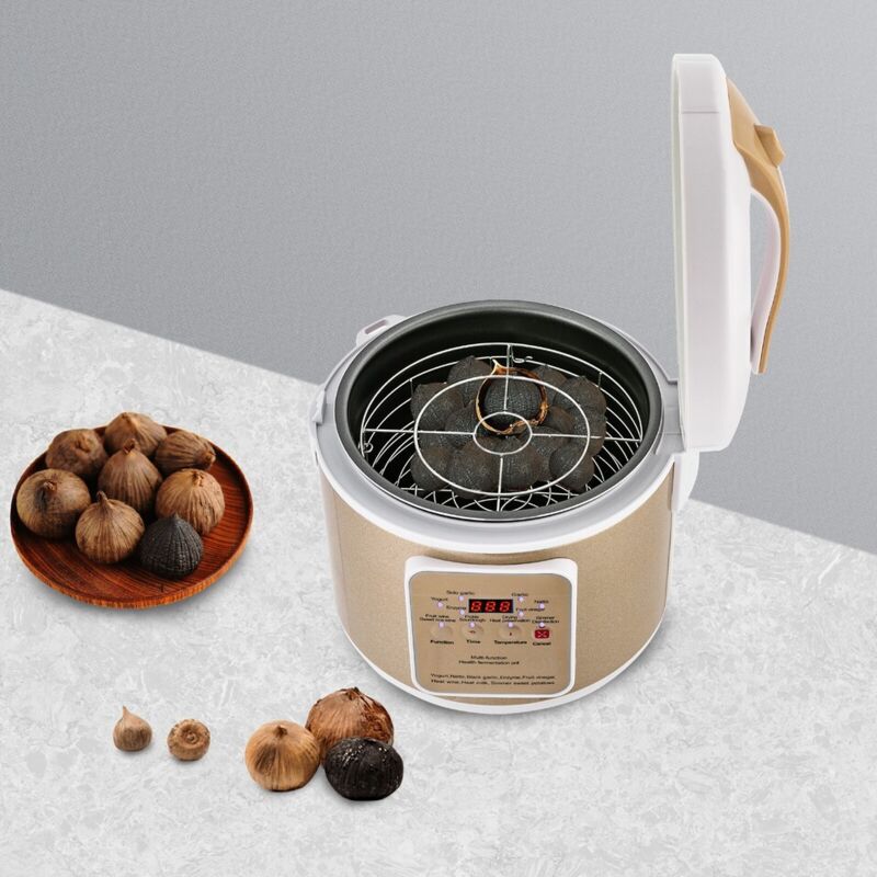 Machine à Ail Noir - Fermenteur 5L, 90W, 12-15 Jours - Économique, Avec Mémoire En Cas De Coupure