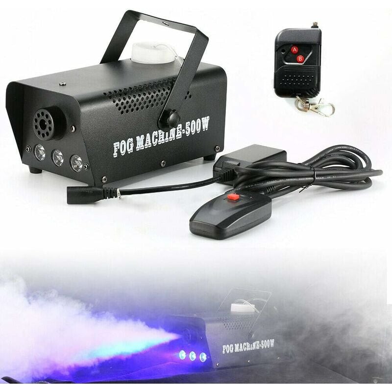 500W RGB professionnel portable LED machine à brouillard scène machine à  fumée avec télécommande
