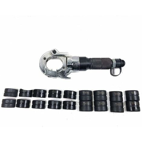 Pince à sertir hydraulique manuelle 6T pour tuyau en V/TH (en forme de V 12-28 mm / en forme de TH 16-32 mm)