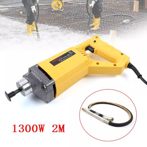 Vibreur à béton 1300w Bouteille vibrante Vibreur électrique avec 2m de flexible (1/5)