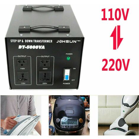 Transformateur De Tension 5000W Convertisseur électrique Avec USB - Neuf